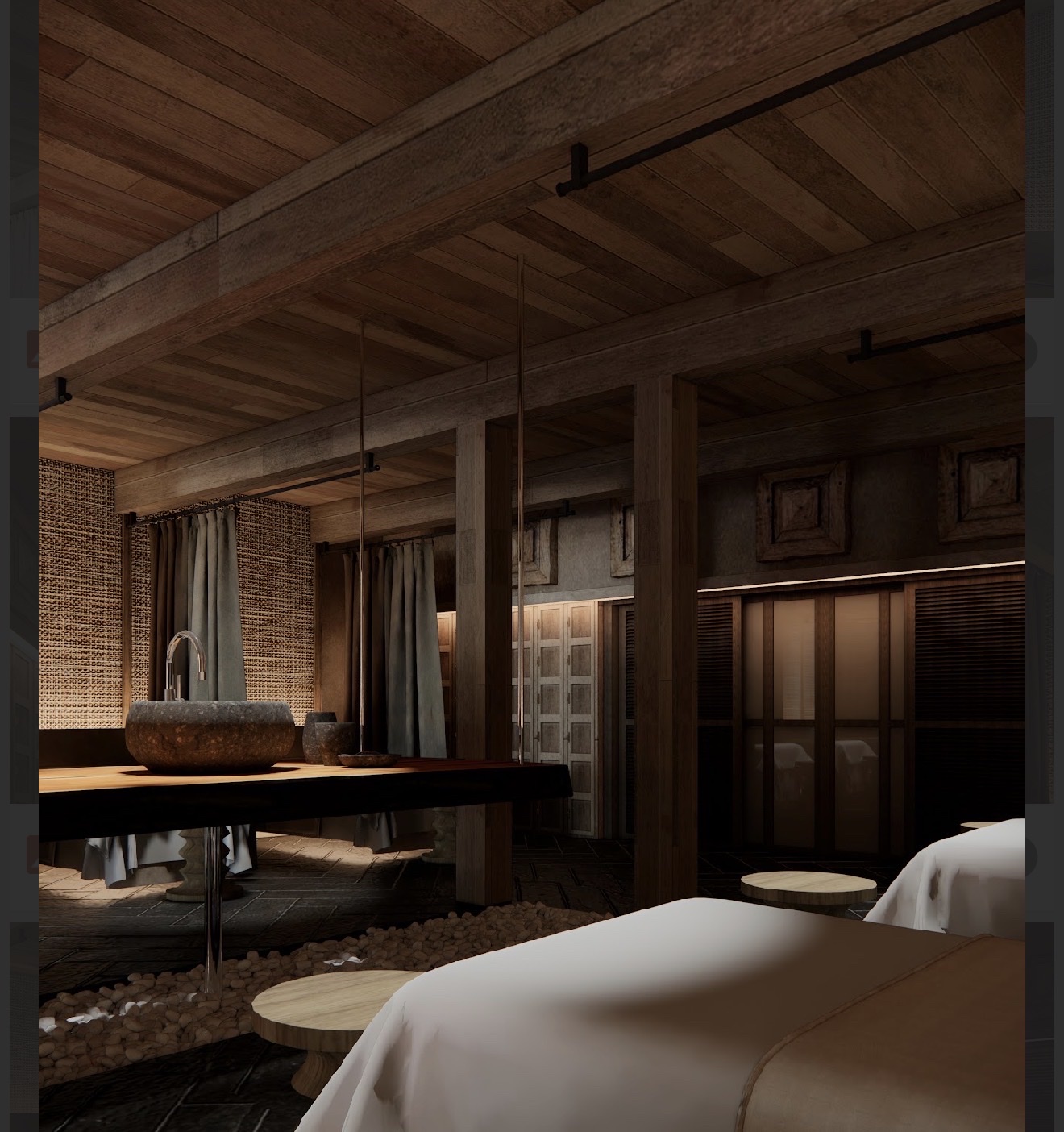 Không gian massage đôi dành cho cặp đôi và bạn bè tại Cham Riverside