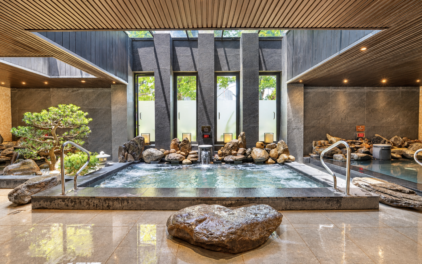Ngam suoi khoang nong Onsen tai tao nang luong